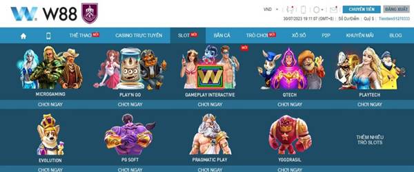 Giới thiệu W88 Slot game Giới thiệu W88 Slot game