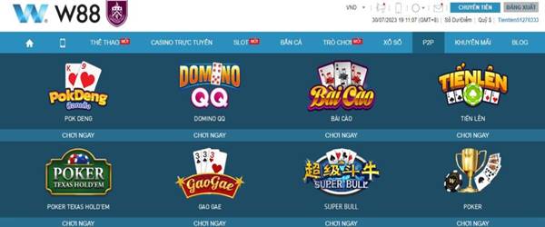 Giới thiệu W88 Link P2P Giới thiệu W88 Link P2P